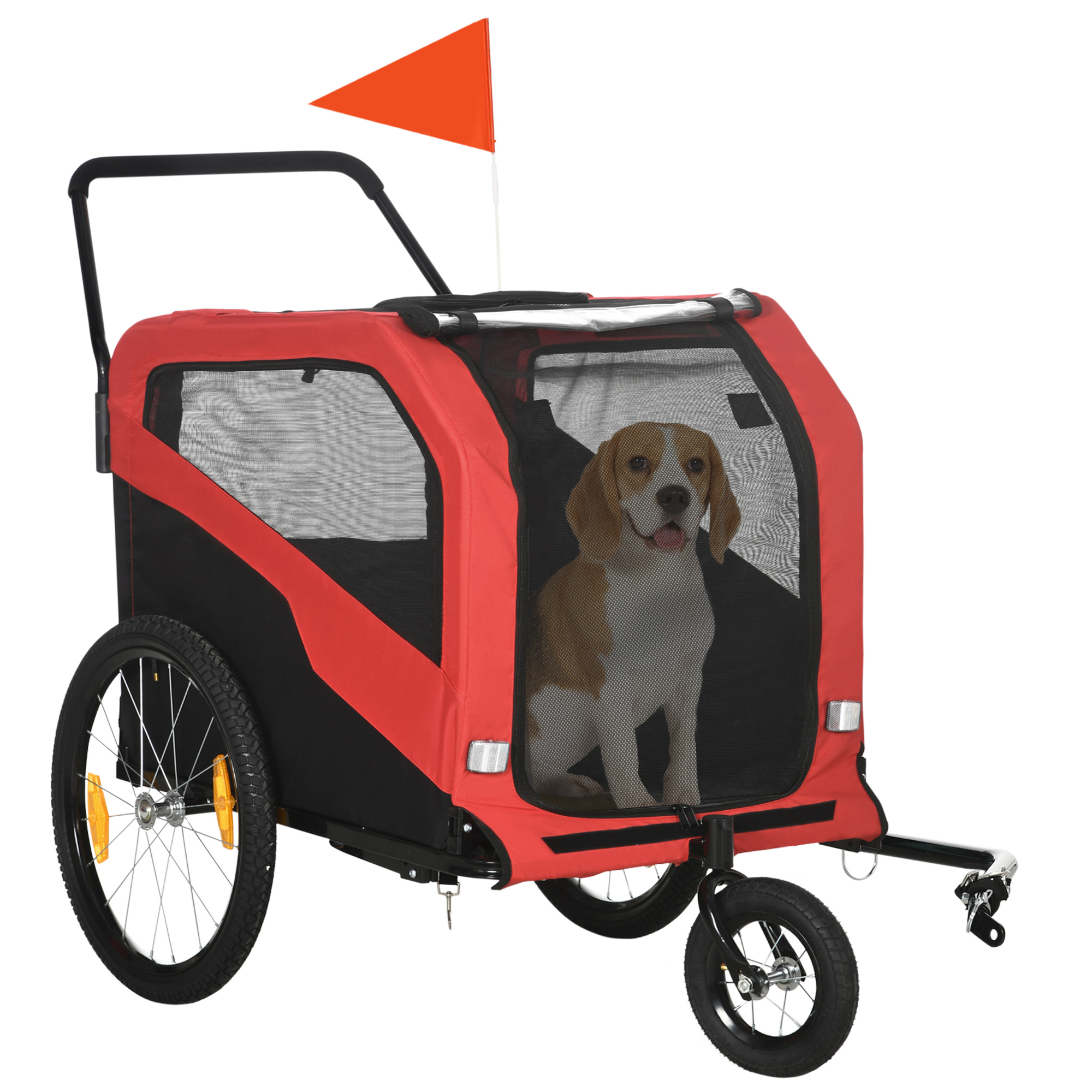 Honden Fietskar & Buggy 2-in-1